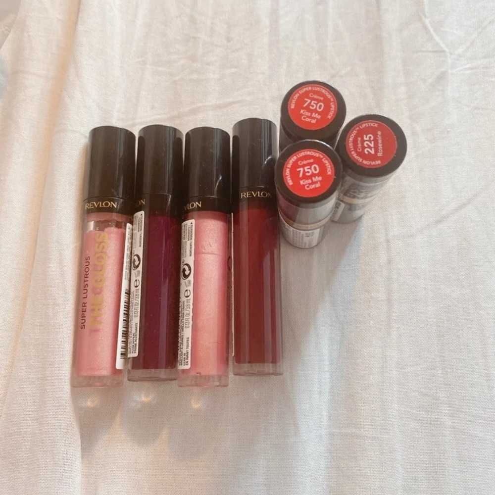 Revlon Super Lustrous Lipstick and Lipgloss Bundle